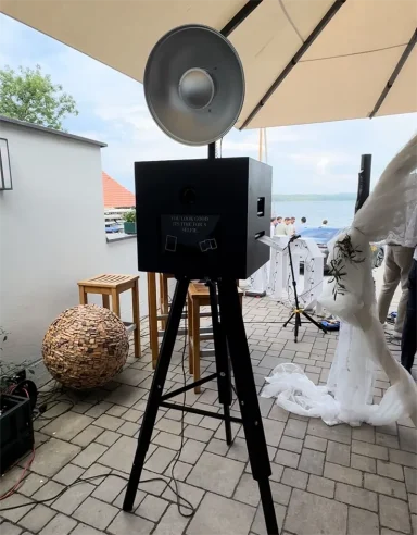 Fotobox bei einer Hochzeit im Sommer bei Lenas am Ammersee.